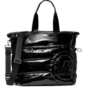 Michael Kors Rae Large Quilted Black Tote Bag.100%Authentic.$398.00